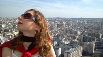 Paris from the second stage of the Eiffel Tower
