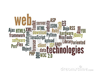 web-technology-word-cloud-isolated-23630239